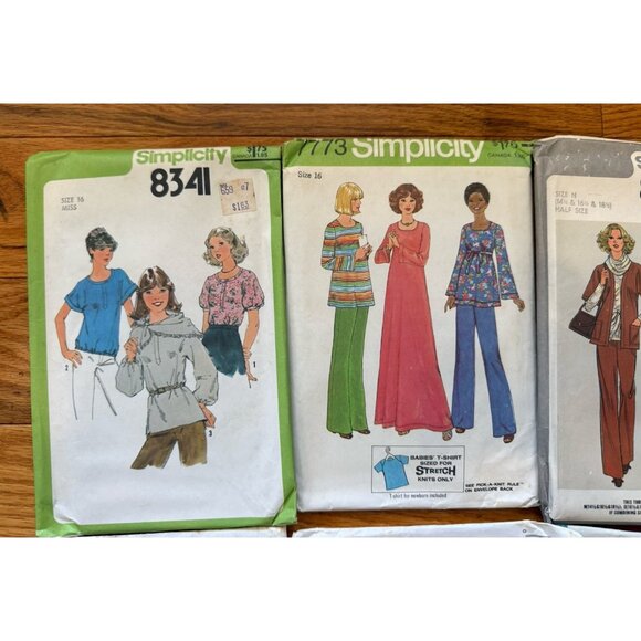 Lot Of 15 Vintage McCall Simplicity Clothing Patterns Sizes 14-22 - Picture 8 of 16
